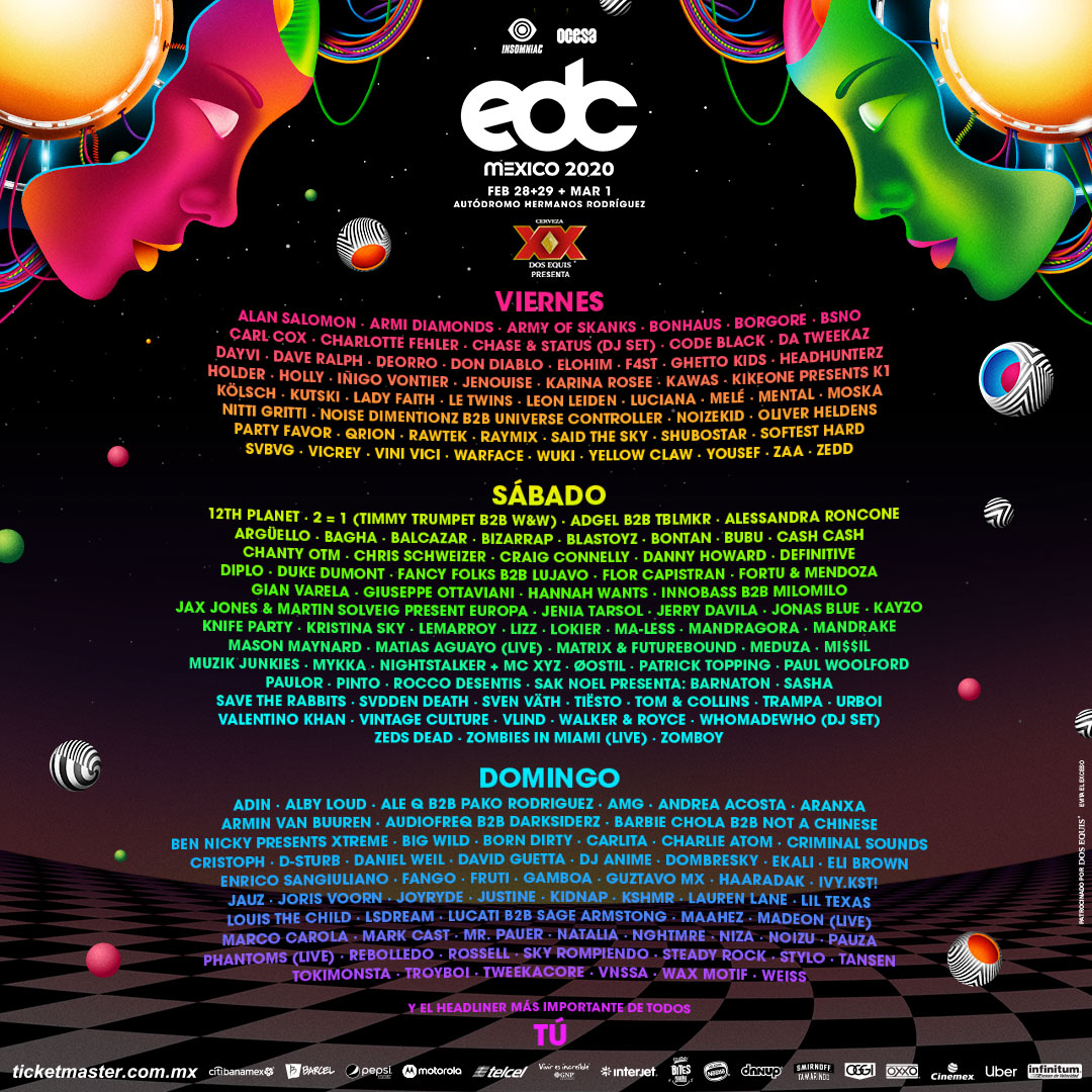 EDC Mexico lineup