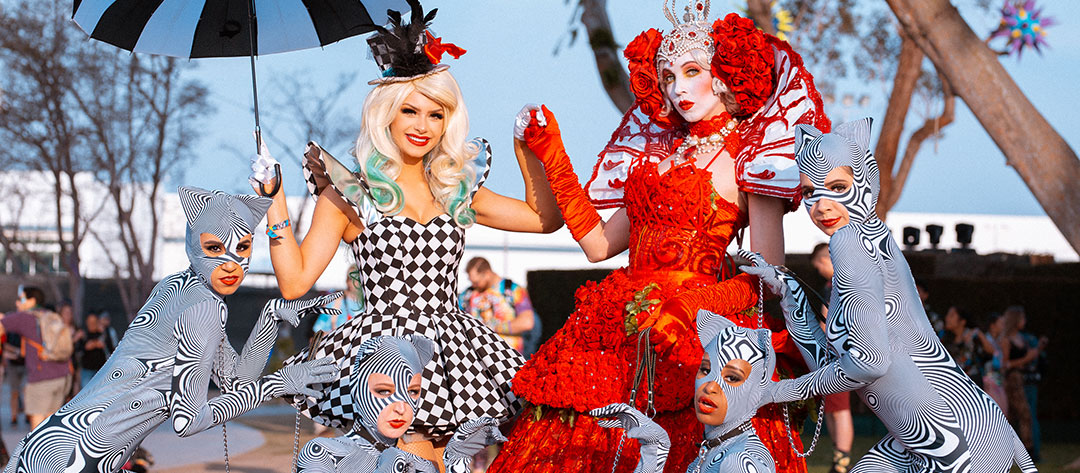 Beyond wonderland-alice and wonderland themed rave outfit. This