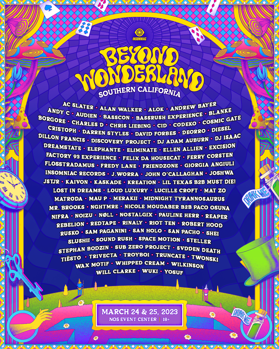 Beyond Wonderland SoCal, March 22+23, 2024