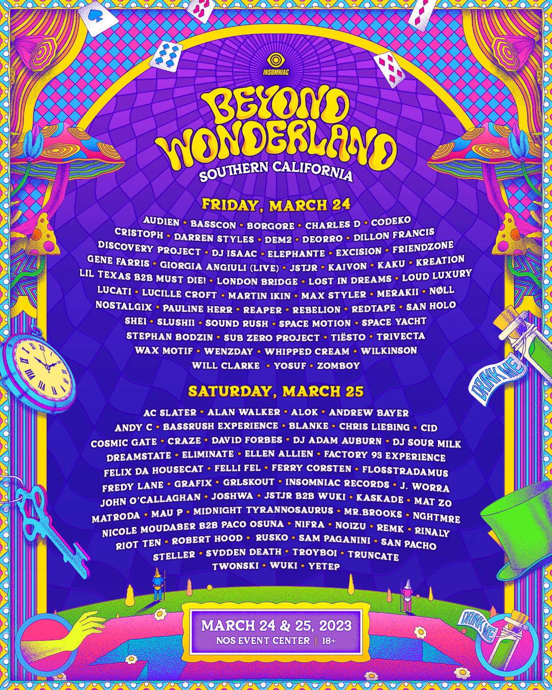 Lineup By Day
