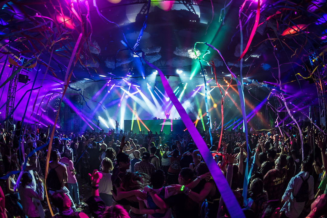 Between four stages and two roving art cars, you'll never run short of artists to catch.