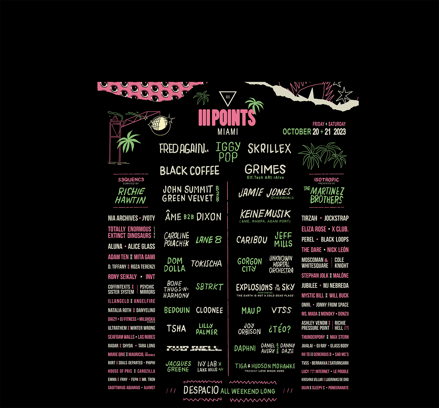 III Points Music Festival October 20+21, 2023 Miami, FL