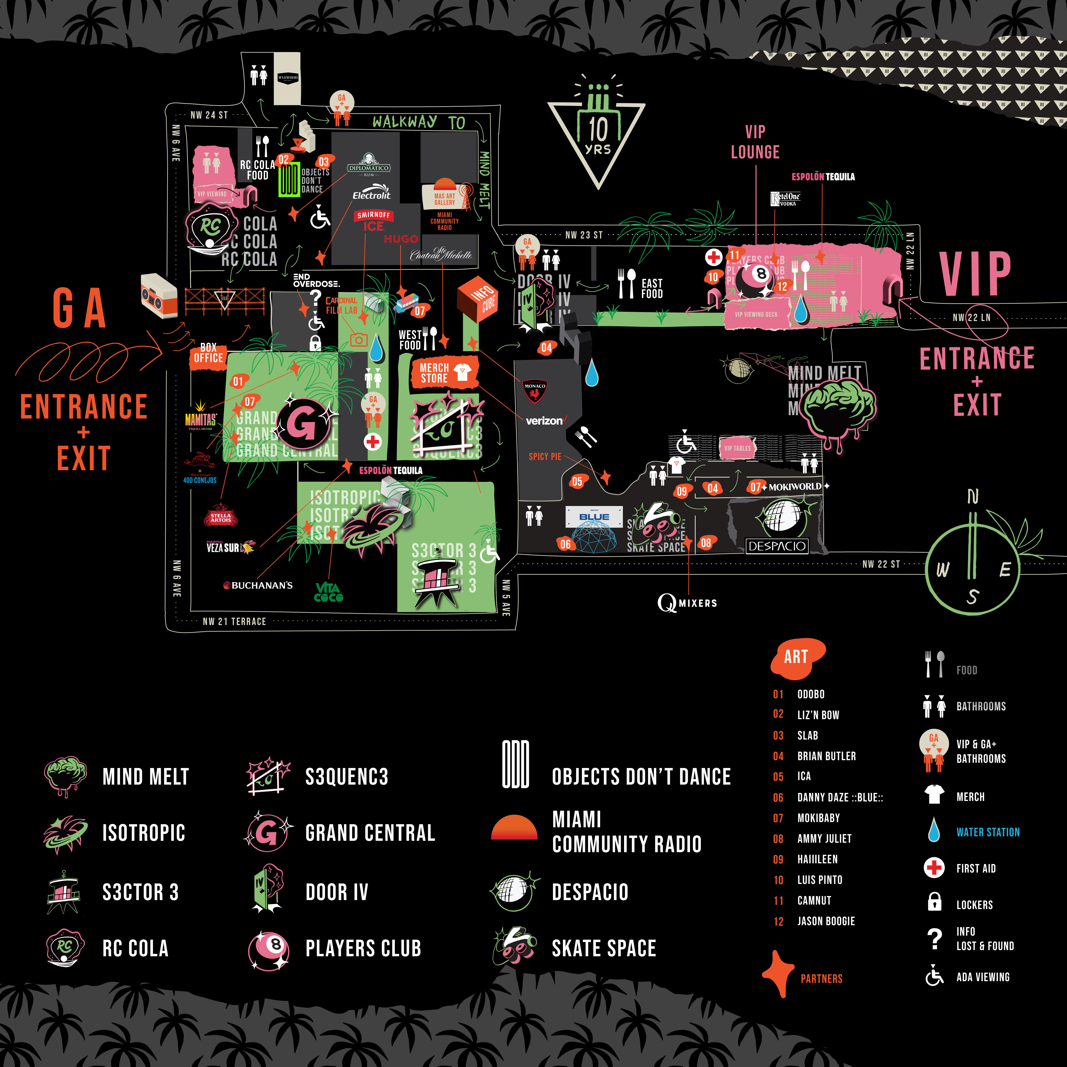 III Points Festival Map