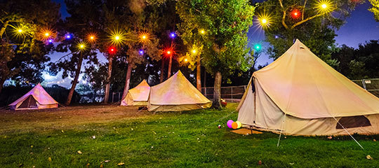 glamping tents