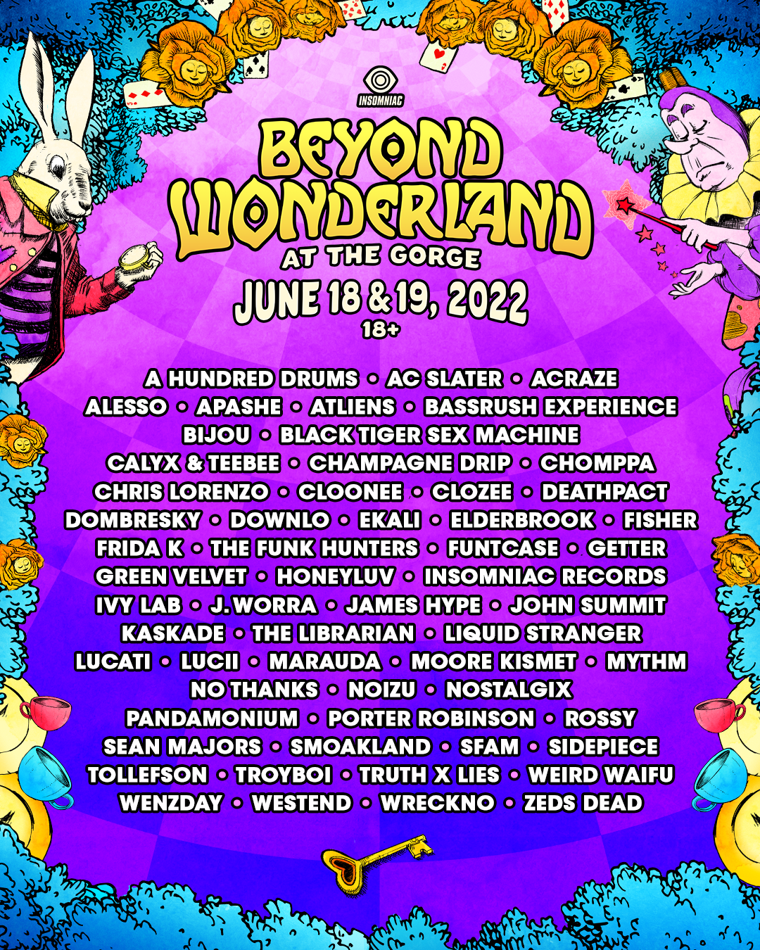 Beyond Wonderland 2024 Lineup Washington Renae Mufinella