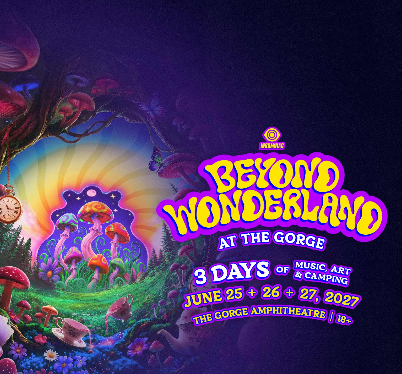 Beyond Wonderland at The Gorge | June 25+26+27, 2027