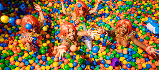 EDC Orlando VIP ball pit