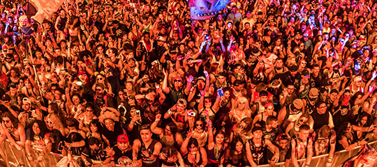 Crowd of Headliners at EDC Orlando 2017