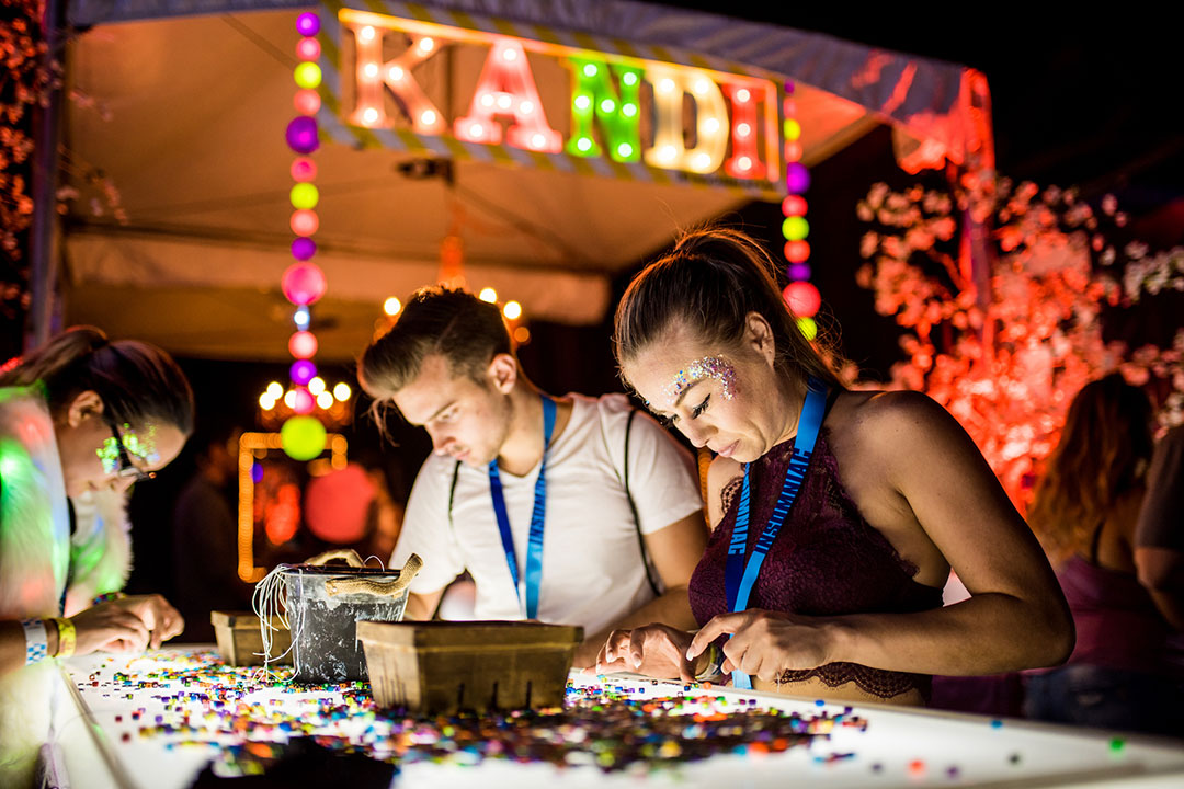 VIP kandi station at EDC Orlando