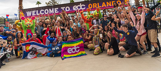 Happy Headliners at the gates of EDC Orlando
