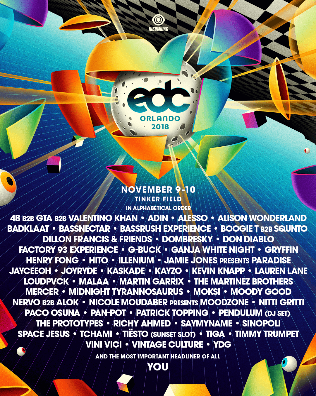 Lineup EDC Orlando 2018