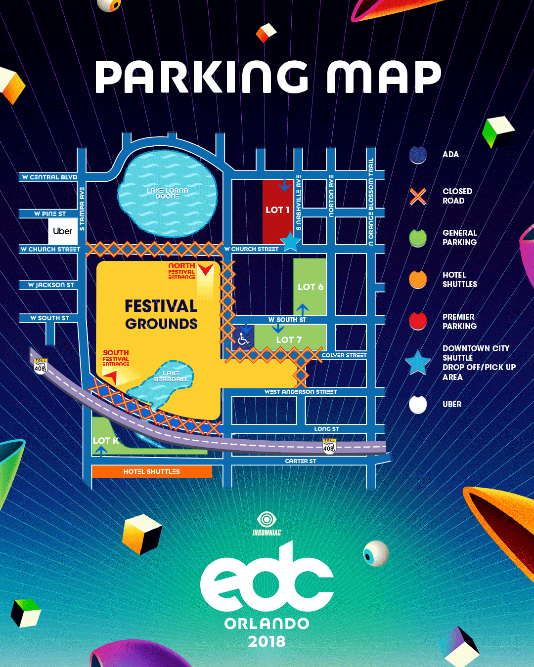 Parking map