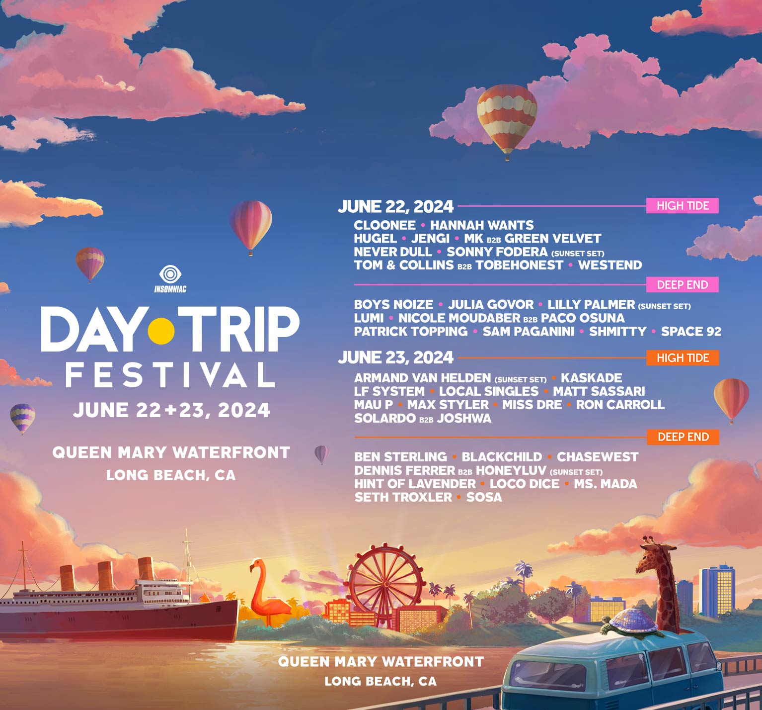 day trip festival will call