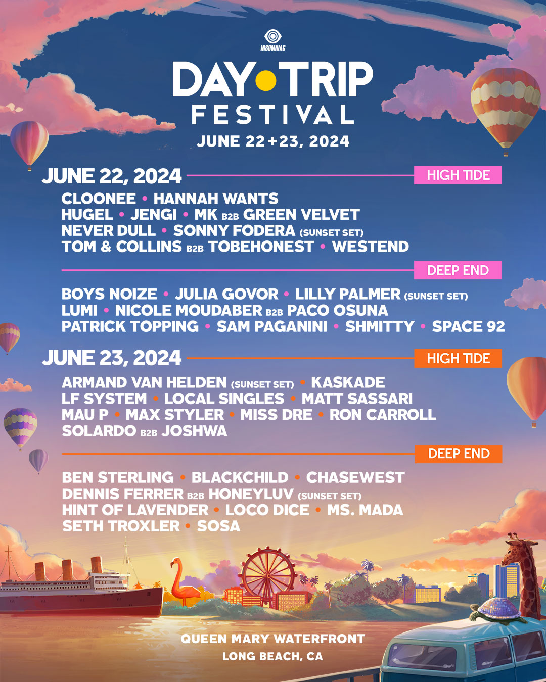 Day Trip Festival 2024 Lineup