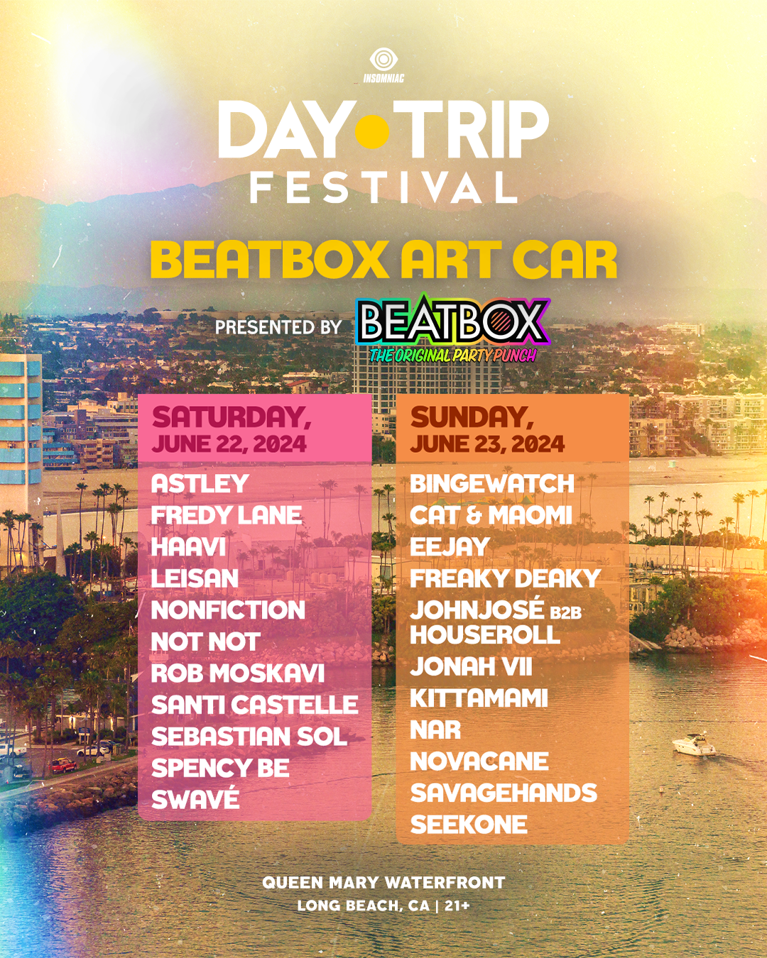 BeatBox Art Car Lineup