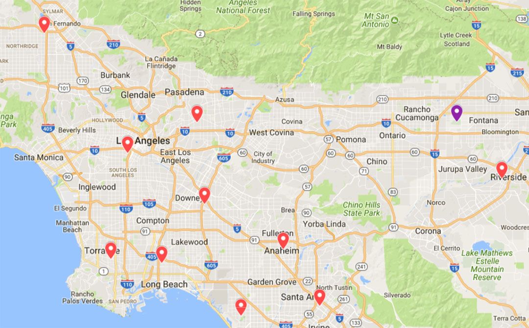 City Shuttles Map