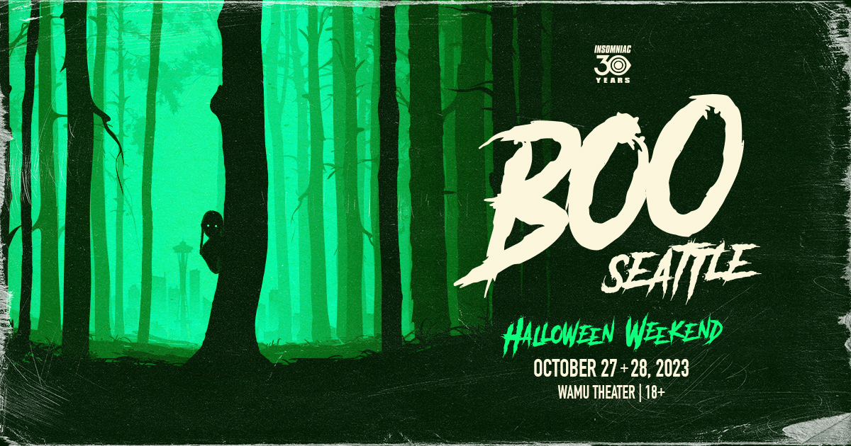 BOO Seattle October 27+28, 2023 WAMU Theater