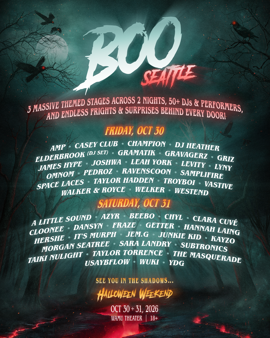 Boo Seattle 2026